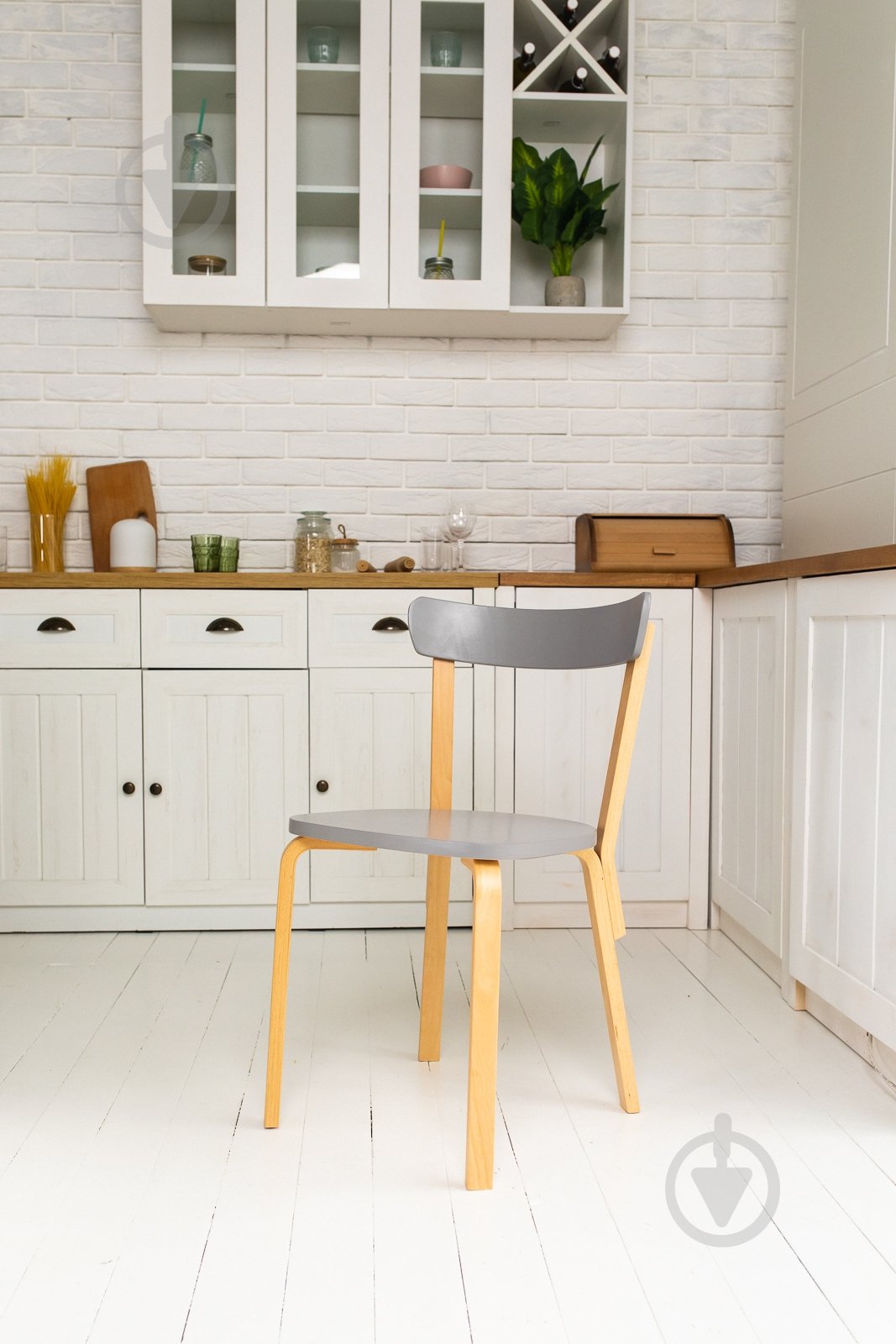 Стул Scandi серый /бук - фото 6