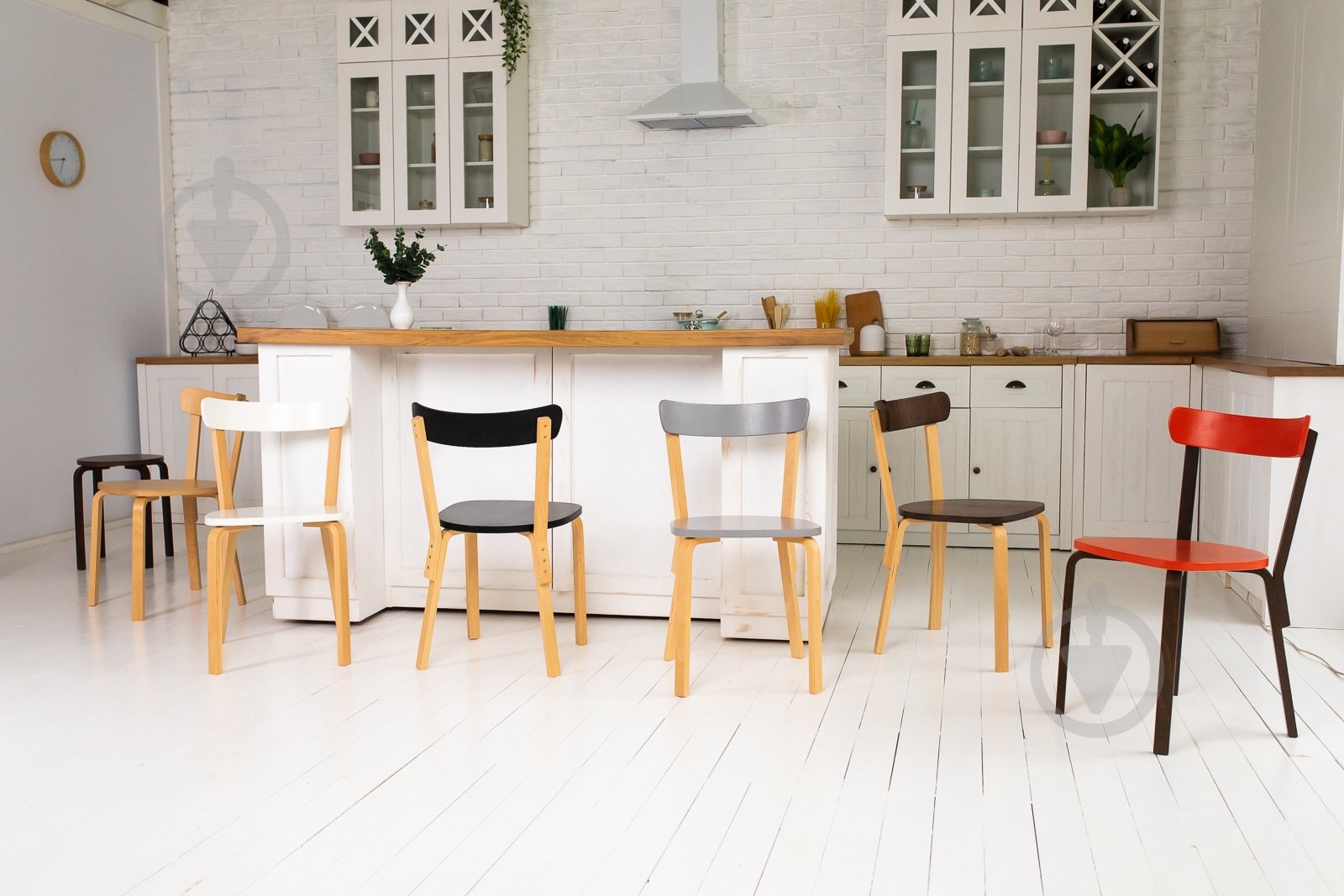 Стул Scandi серый /бук - фото 7