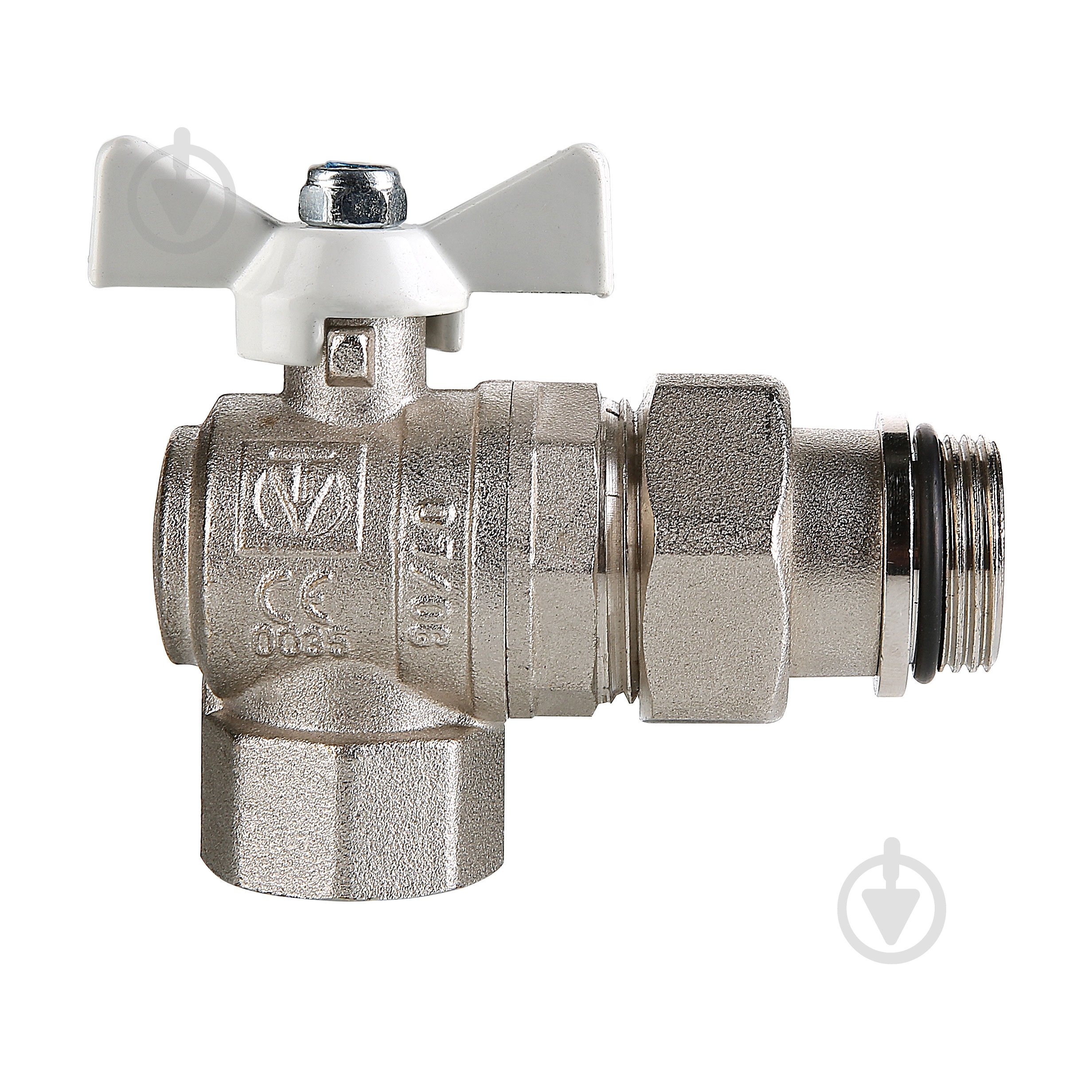 Кран шаровой Valtec BASE угловой с полусгоном и дополнительным уплотнением VT.228.NRW.05 - фото 1 Кран шаровой Valtec BASE угловой с полусгоном и дополнительным уплотнением VT.228.NRW.05 - фото 1