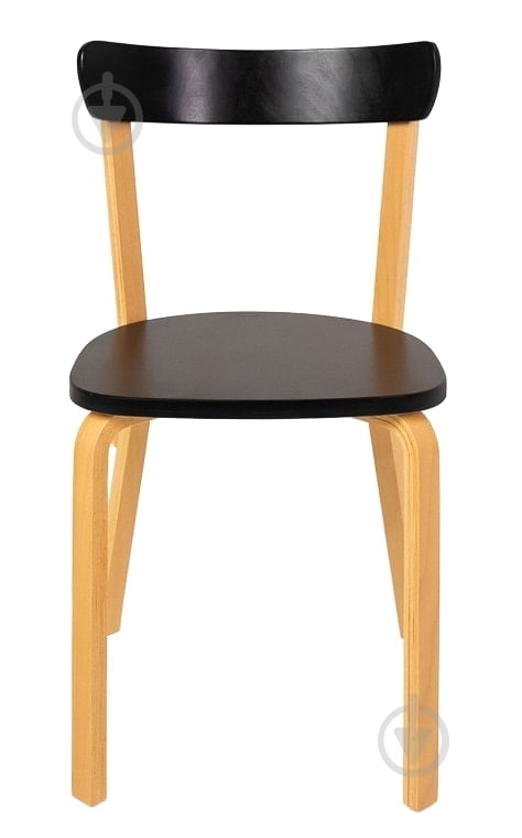 Стул Scandi черный /бук - фото 1
