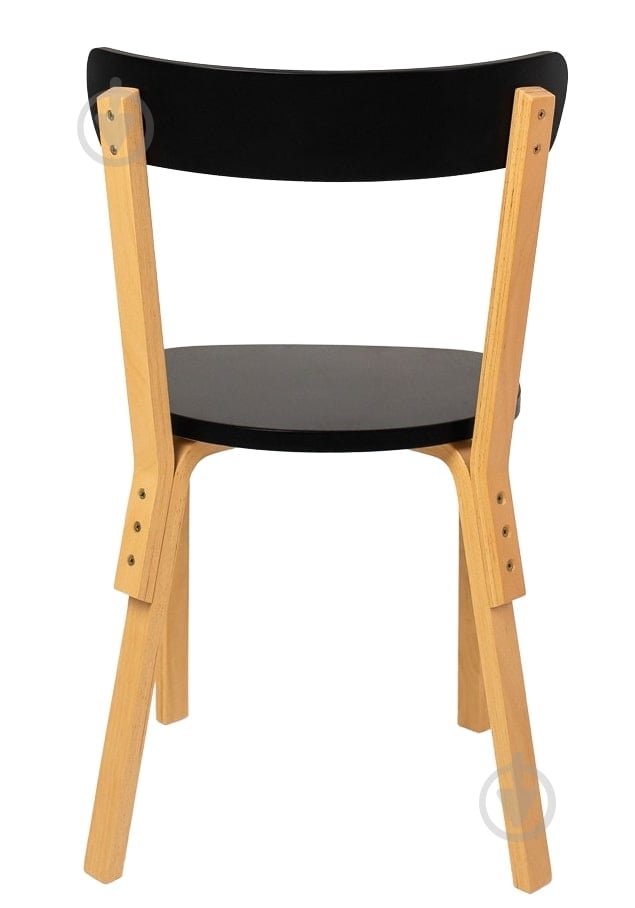 Стул Scandi черный /бук - фото 3