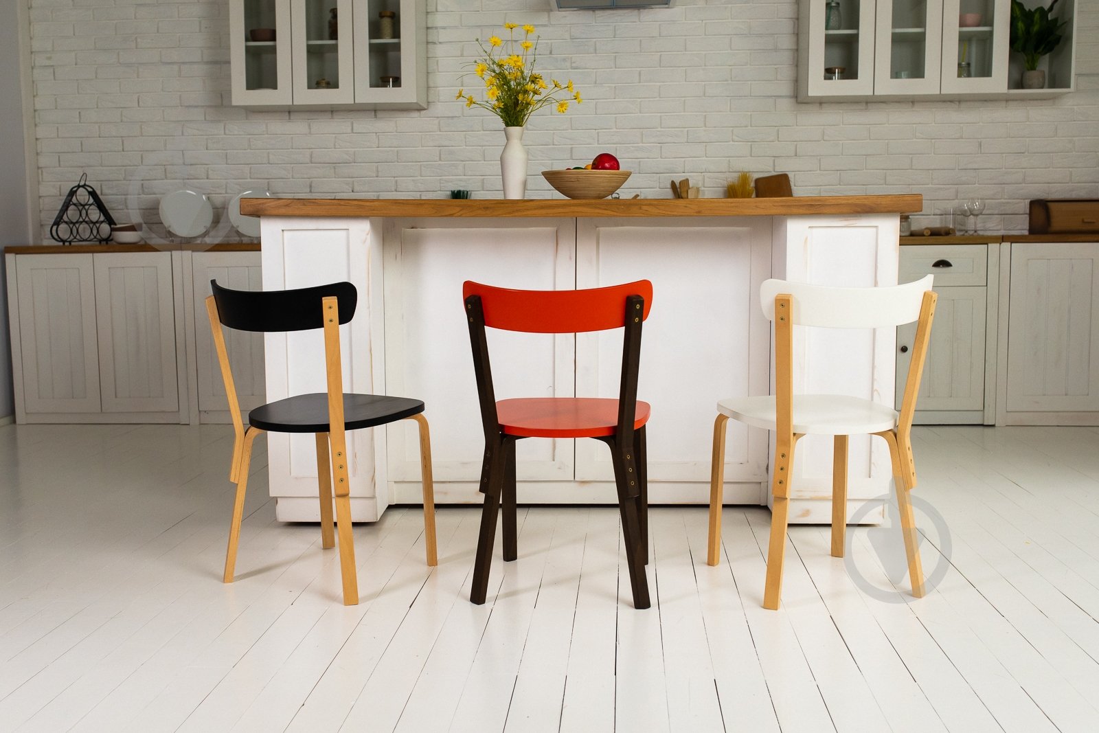 Стул Scandi черный /бук - фото 8