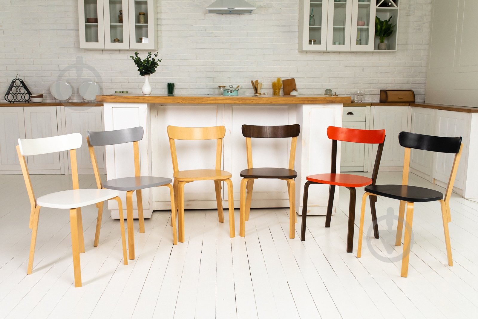 Стул Scandi черный /бук - фото 7