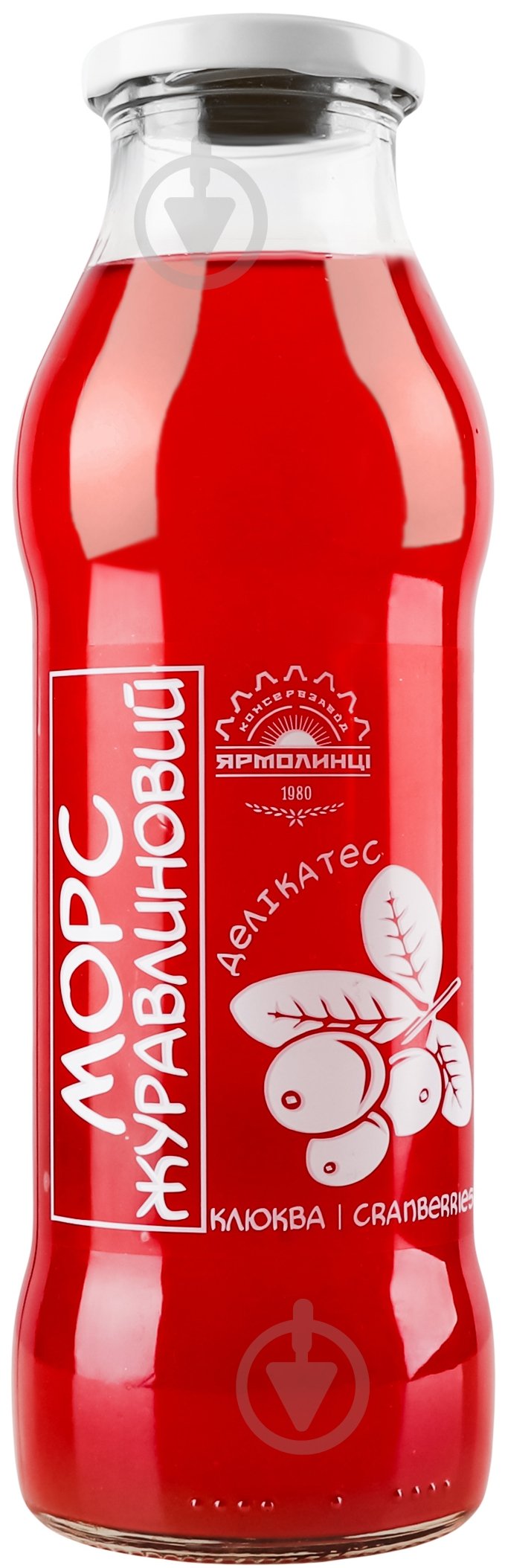 Морс Ярмолинці Клюквенный 0,75 л - фото 1