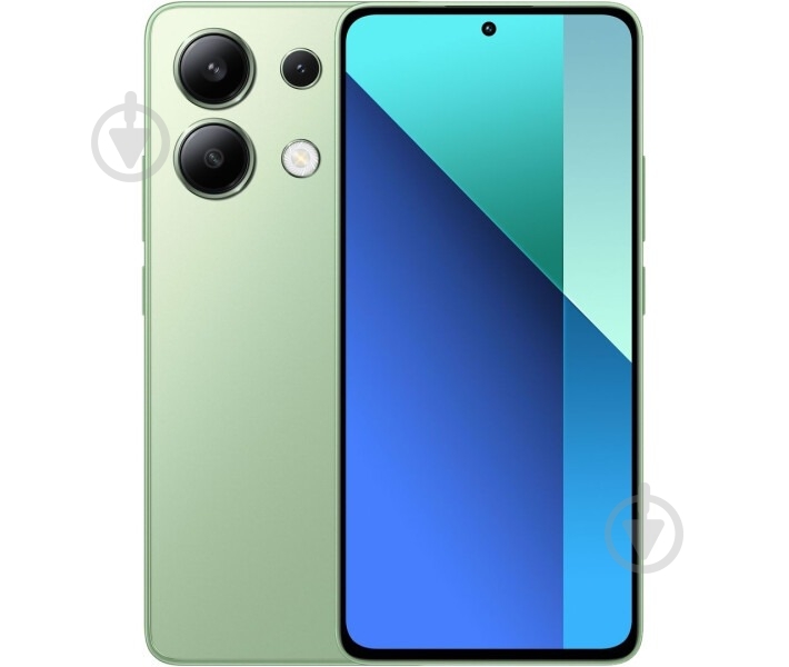 Смартфон Xiaomi Redmi Note 13 6/128GB mint green (1020554) - фото 1 Смартфон Xiaomi Redmi Note 13 6/128GB mint green (1020554) - фото 1