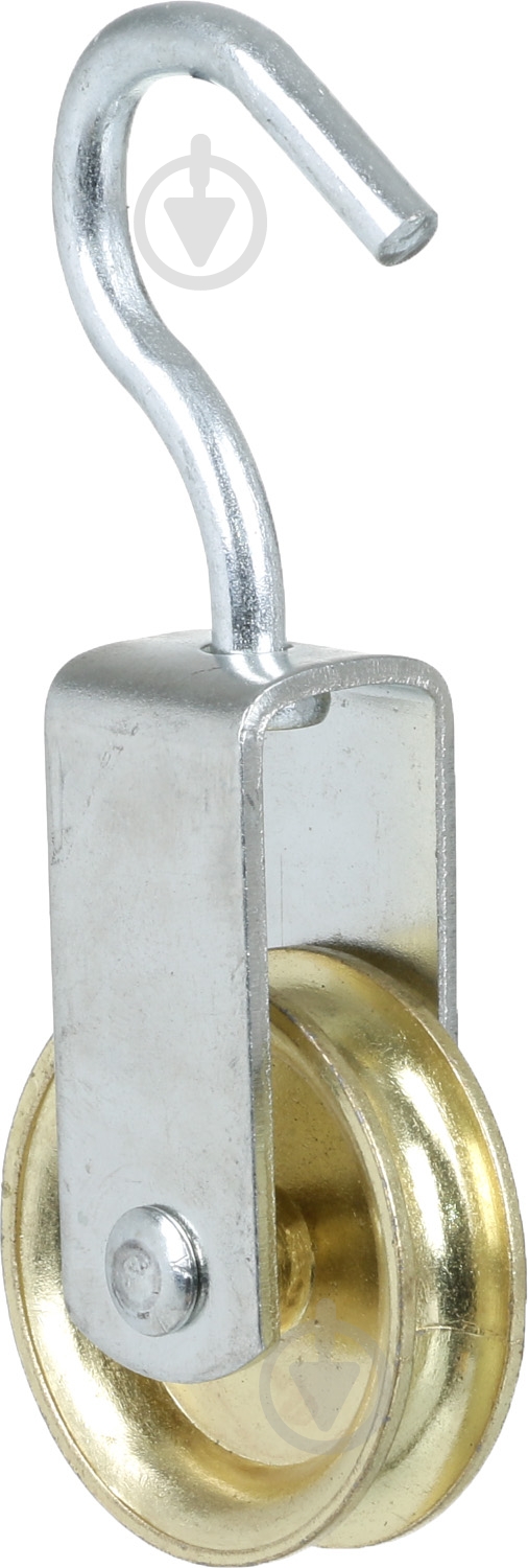 Блок одинарный c крючком 40 мм - фото 1 Блок одинарный c крючком 40 мм - фото 1