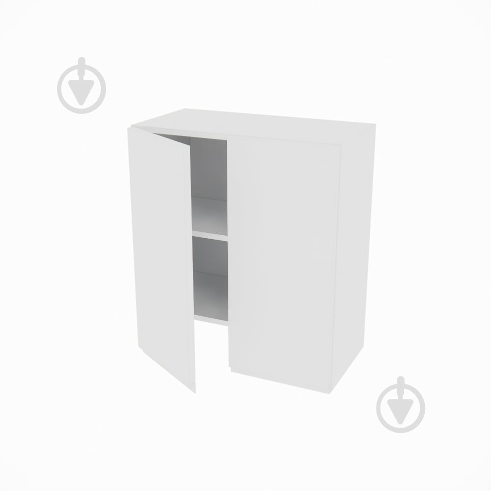 Шкаф Влада (В 60 под вытяжку (720)) белый шелк/белый Світ Меблів - фото 2 Шкаф Влада (В 60 под вытяжку (720)) белый шелк/белый Світ Меблів - фото 2