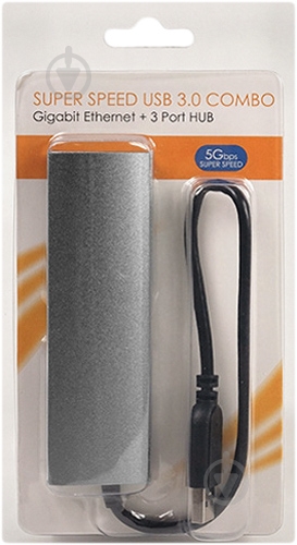 Перехідник PowerPlant USB 3.0 – Gigabit Ethernet - фото 5