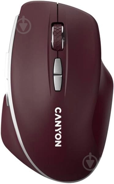 Мишка бездротова Canyon MW-21 burgundy (CNS-CMSW21BR) - фото 1