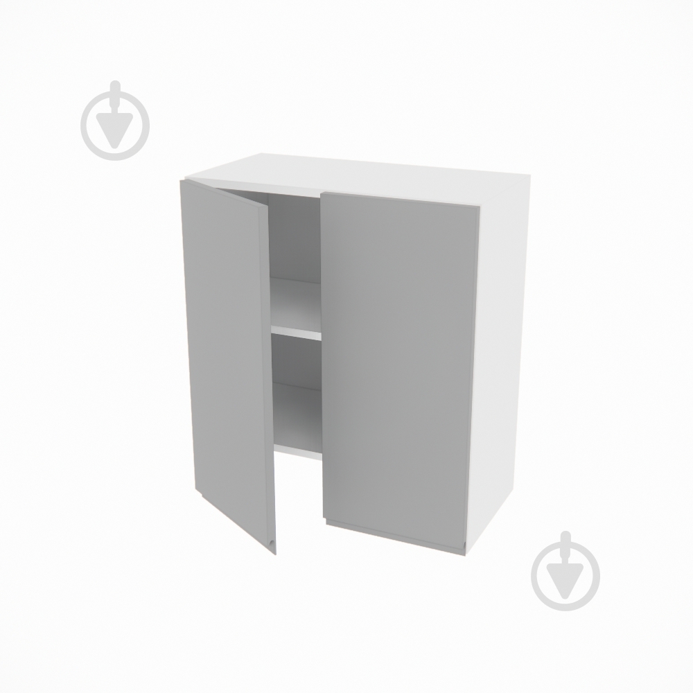 Шафа Влада (В 60 під витяжку (720)) сірий оксамит/білий Світ Меблів - фото 2 Шафа Влада (В 60 під витяжку (720)) сірий оксамит/білий Світ Меблів - фото 2