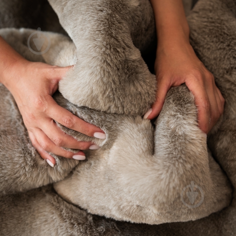Коврик Dariana Rabbit Melange 60x120 см beige - фото 3