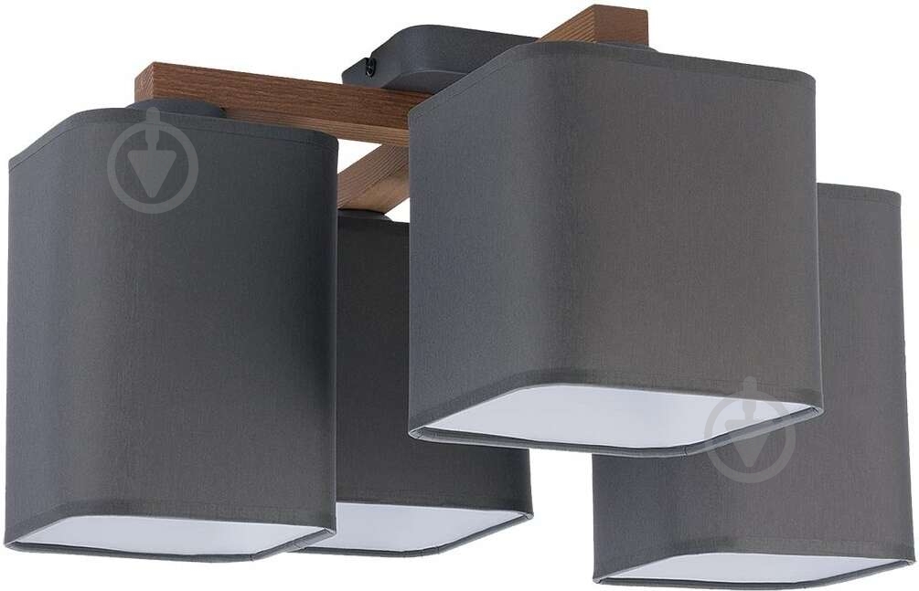 Люстра стельова TK Lighting Tora 4x60 Вт E27 графіт 4166 - фото 1
