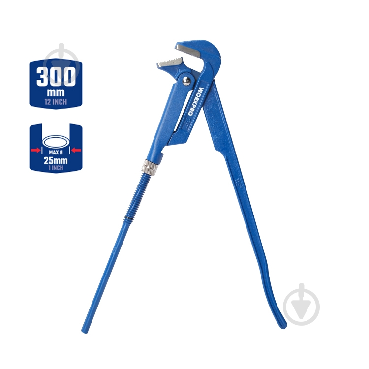 Ключ 38 мм(1-1/2") 90° PRO WORKPRO WP302013 - фото 5 Ключ 38 мм(1-1/2") 90° PRO WORKPRO WP302013 - фото 5