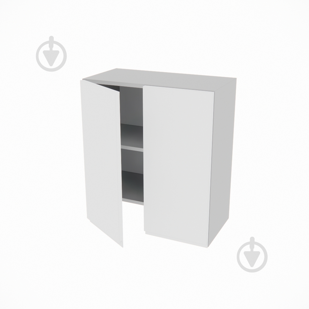 Шафа Влада (В 60 під витяжку (720)) білий шовк/попелястий Світ Меблів - фото 2 Шафа Влада (В 60 під витяжку (720)) білий шовк/попелястий Світ Меблів - фото 2