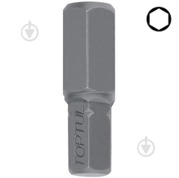 Бита Toptul 5/16'' L30 мм HEX 8 мм 1 шт. FSDA1008 - фото 1
