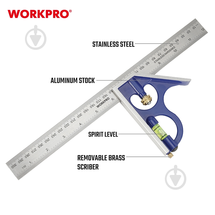Уровень для складных линеек WORKPRO WP264002 PRO - фото 2