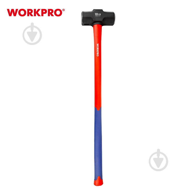 Кувалда WORKPRO 4500 гр стекловолоконная ручка PRO WP241034 - фото 2 Кувалда WORKPRO 4500 гр стекловолоконная ручка PRO WP241034 - фото 2