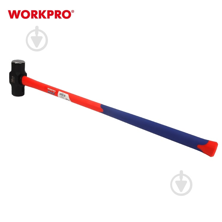 Кувалда WORKPRO 4500 гр стекловолоконная ручка PRO WP241034 - фото 4 Кувалда WORKPRO 4500 гр стекловолоконная ручка PRO WP241034 - фото 4