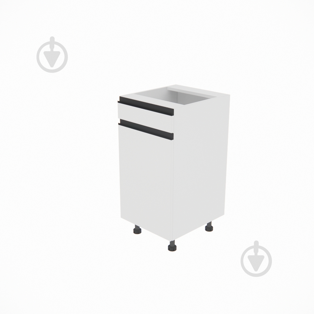 Тумба нижняя Софи ( Н 40 ДШ LUX правая) белый/белый Світ Меблів - фото 1 Тумба нижняя Софи ( Н 40 ДШ LUX правая) белый/белый Світ Меблів - фото 1