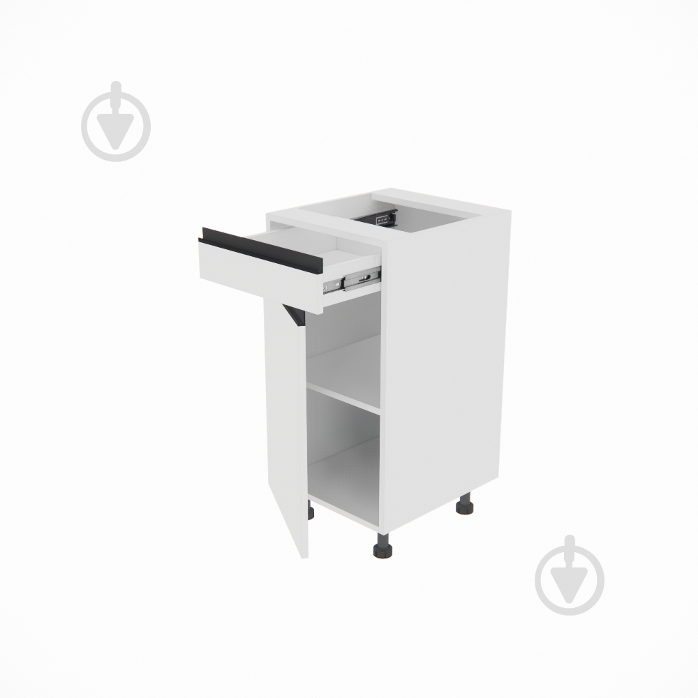 Тумба нижняя Софи ( Н 40 ДШ LUX правая) белый/белый Світ Меблів - фото 2 Тумба нижняя Софи ( Н 40 ДШ LUX правая) белый/белый Світ Меблів - фото 2