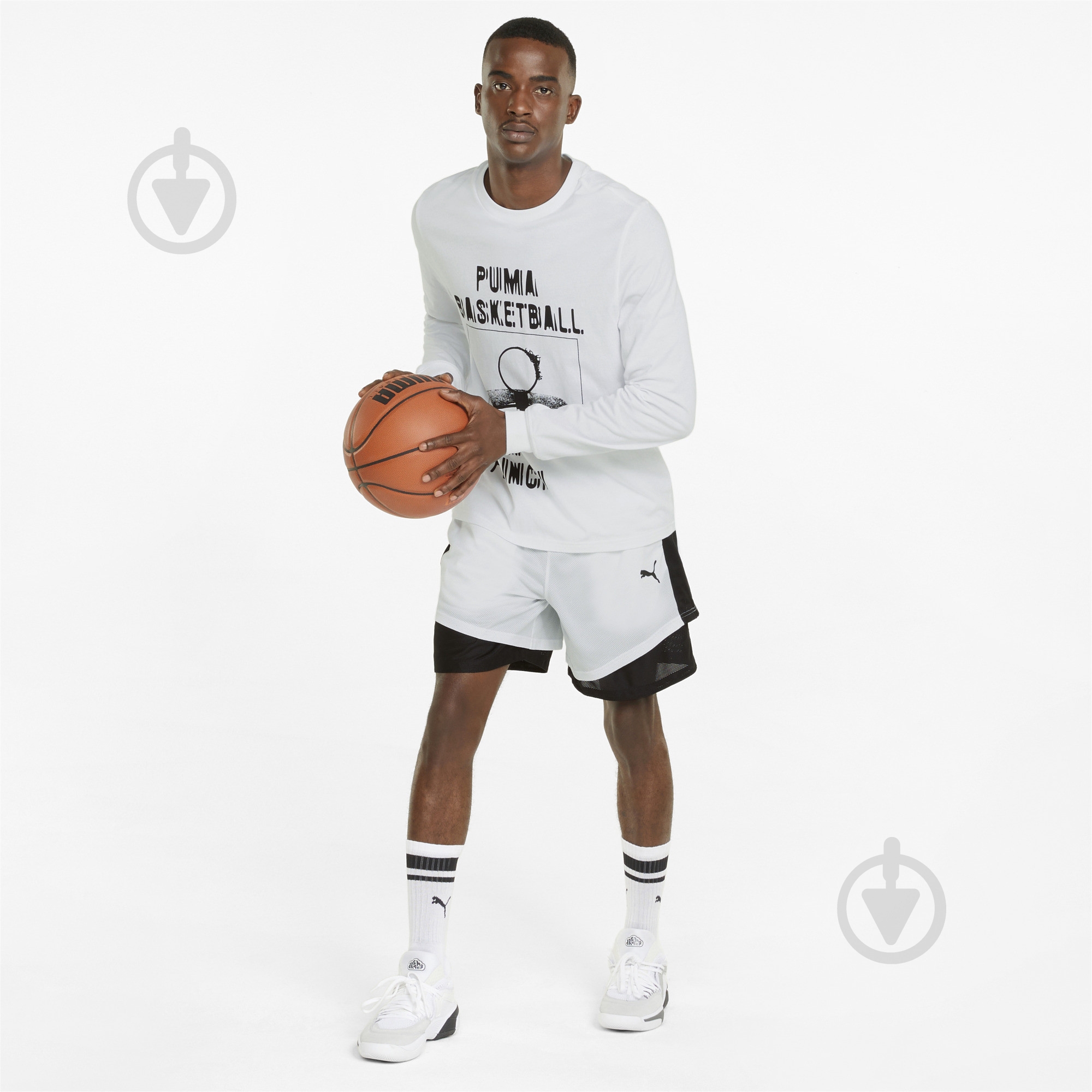 Футболка Puma Timeout LS Tee 53236002 р.2XL білий - фото 3