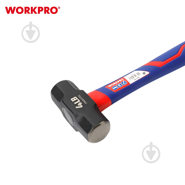 Кувалда WORKPRO 2000 гр стекловолоконная ручка PRO WP241033 - фото 4