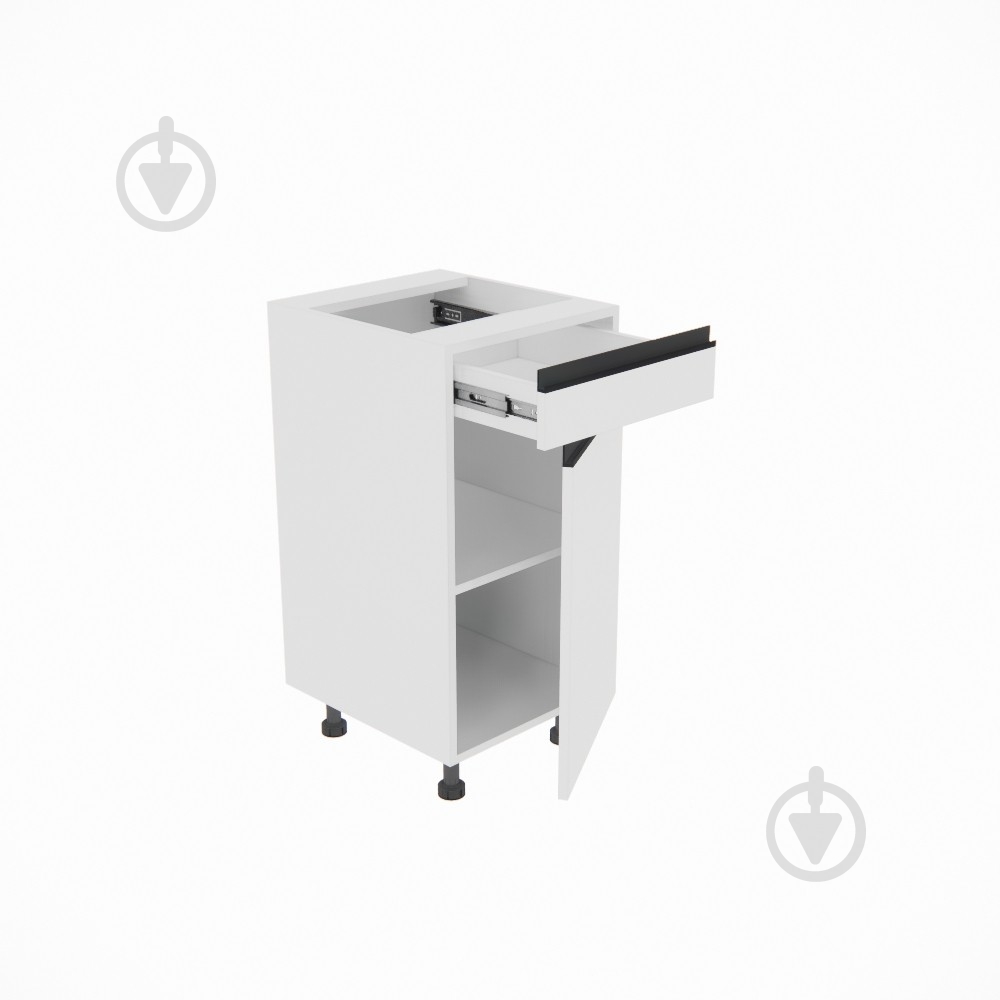 Тумба нижня Софі ( Н 40 ДШ LUX ліва) білий/білий Світ Меблів - фото 2 Тумба нижня Софі ( Н 40 ДШ LUX ліва) білий/білий Світ Меблів - фото 2