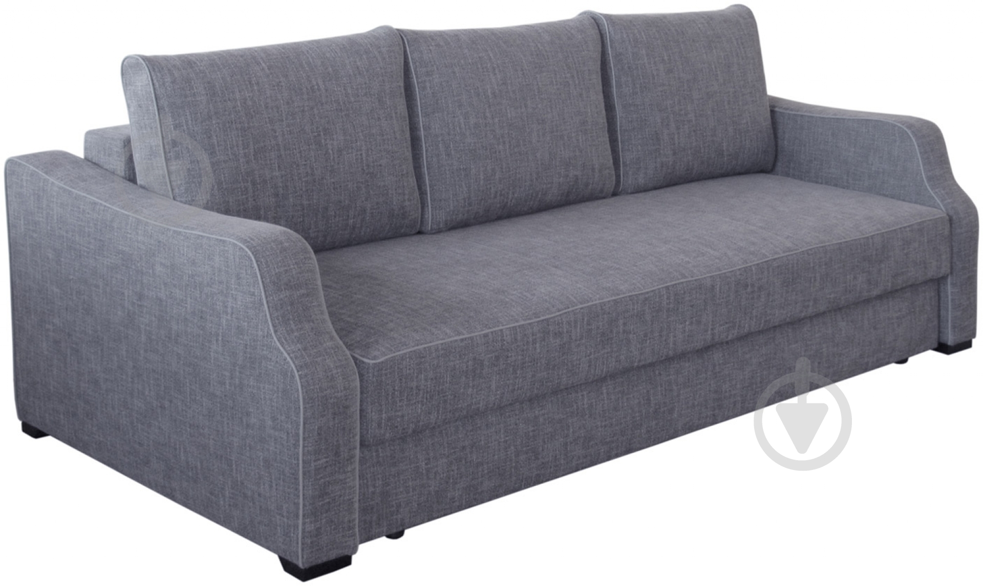 Диван прямой AMF Роберт серый 2250x1070x720 мм - фото 1