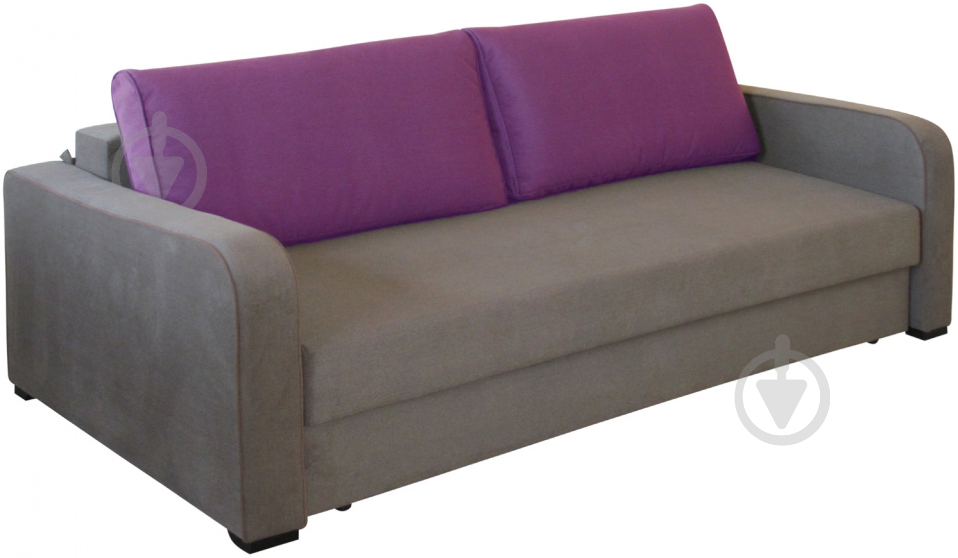 Диван прямой AMF Герман малиновыйсерый 2250x1070x720 мм - фото 1