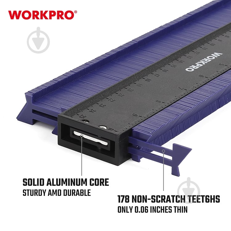 Кутомір WORKPRO 250 мм PRO WP269001 - фото 1