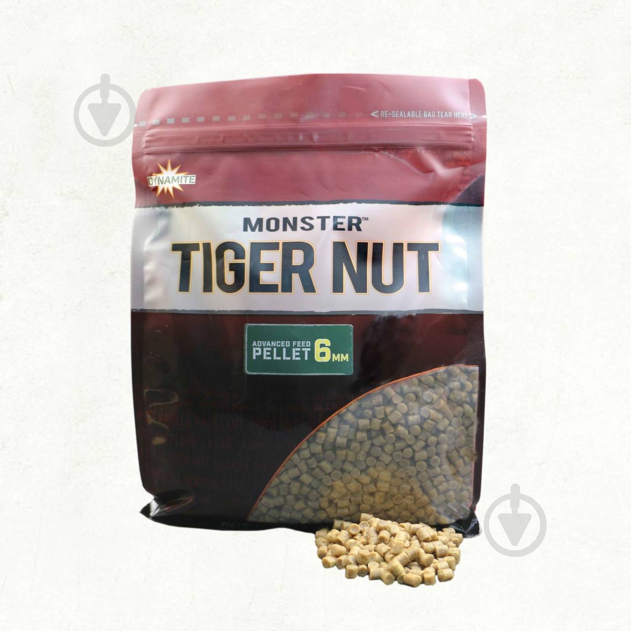 Пеллетс Dynamite Baits MONSTER TIGERNUT PELLETS 6MM 900 г тигровый орех - фото 1