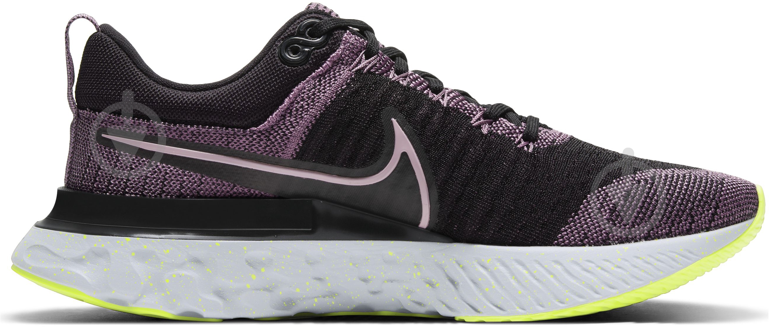 Кросівки жіночі літні Nike ReactINFINITY Run Flyknit 2 CT2423-500 р.40 чорно-фіолетові - фото 5