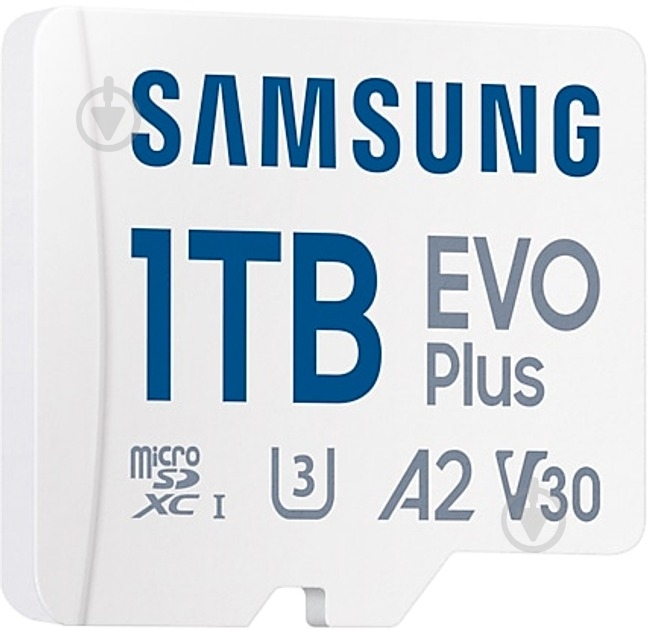 Карта пам'яті Samsung microSDXC 1 ТБ UHS-I (MB-MC1T0SA/EU ) Evo Plus - фото 4 Карта пам'яті Samsung microSDXC 1 ТБ UHS-I (MB-MC1T0SA/EU ) Evo Plus - фото 4