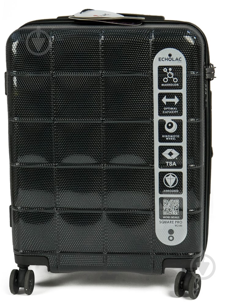 Чемодан Echolac 47 л черный EcPC185SA-403-01 - фото 1 Чемодан Echolac 47 л черный EcPC185SA-403-01 - фото 1