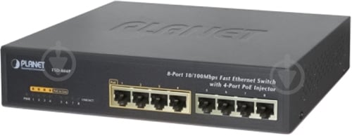 Комутатор Planet FSD-804P-EU - фото 1