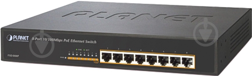 Комутатор Planet FSD-808P - фото 1