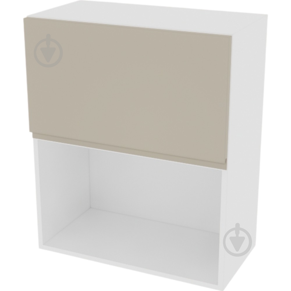 Шкаф Влада (В 60Б п/микроволн.(720)) айвори/белый Світ Меблів - фото 1