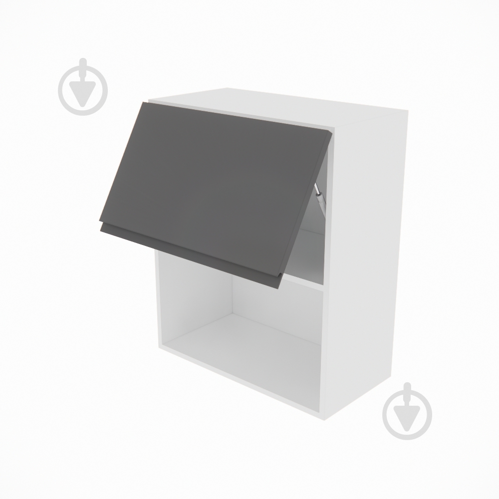 Шкаф Влада (В 60Б п/микроволн.(720)) графит/белый Світ Меблів - фото 2 Шкаф Влада (В 60Б п/микроволн.(720)) графит/белый Світ Меблів - фото 2