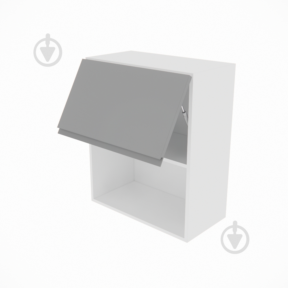 Шкаф Влада (В 60Б п/микроволн.(720)) серый бархат/белый Світ Меблів - фото 2 Шкаф Влада (В 60Б п/микроволн.(720)) серый бархат/белый Світ Меблів - фото 2