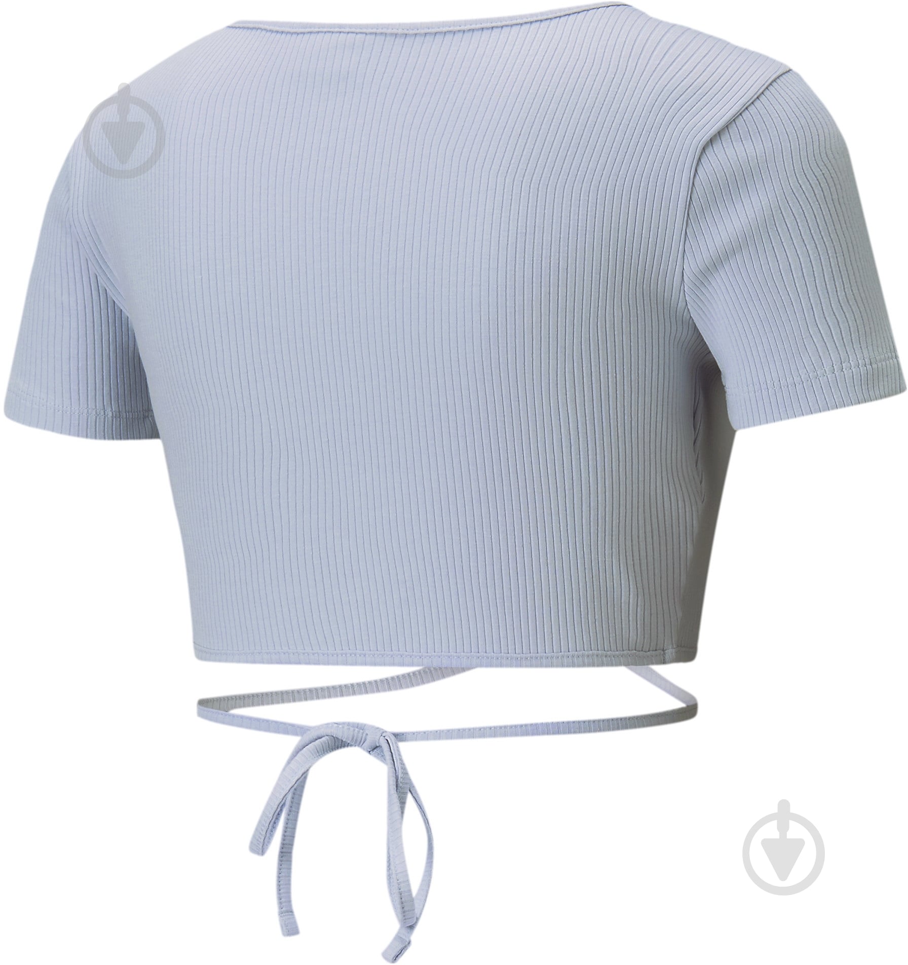 Футболка Puma Classics Ribbed Tee 53345021 р.M голубой - фото 5