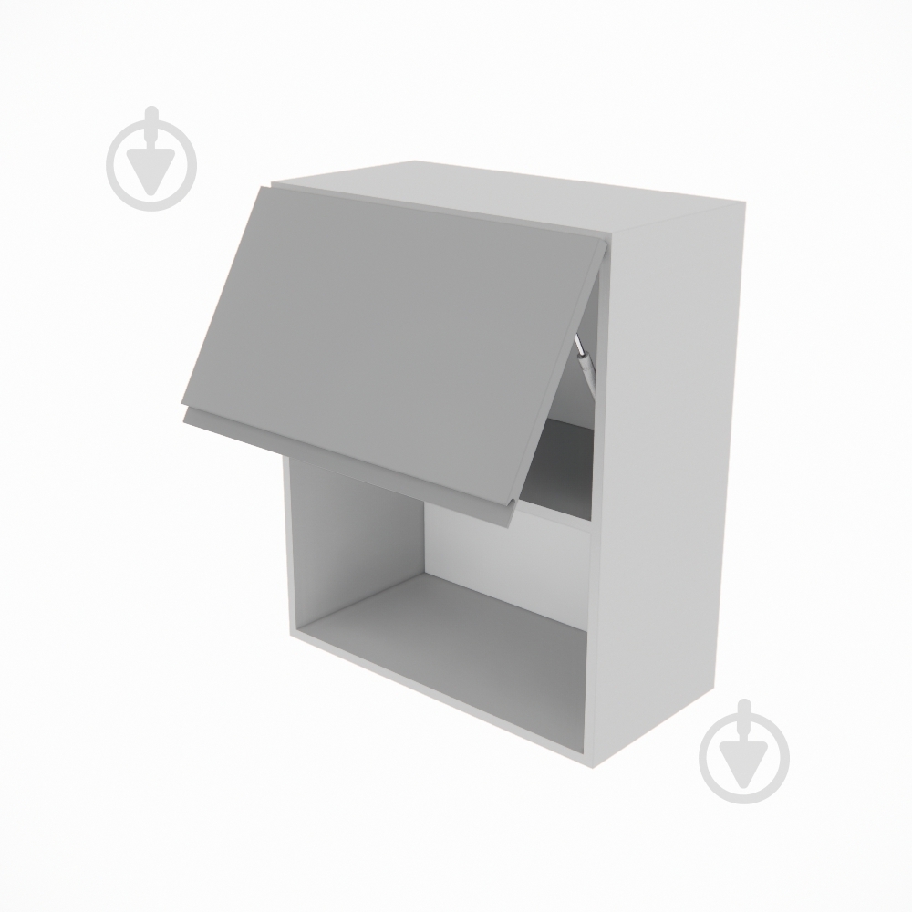 Шкаф Влада (В 60Б п/микроволн.(720)) серый бархат/пепельный Світ Меблів - фото 2