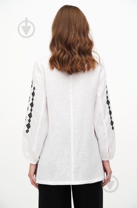 Вышиванка Галерея льна Гойра р. 44 бело-черный 9354/44/147 - фото 3 Вышиванка Галерея льна Гойра р. 44 бело-черный 9354/44/147 - фото 3