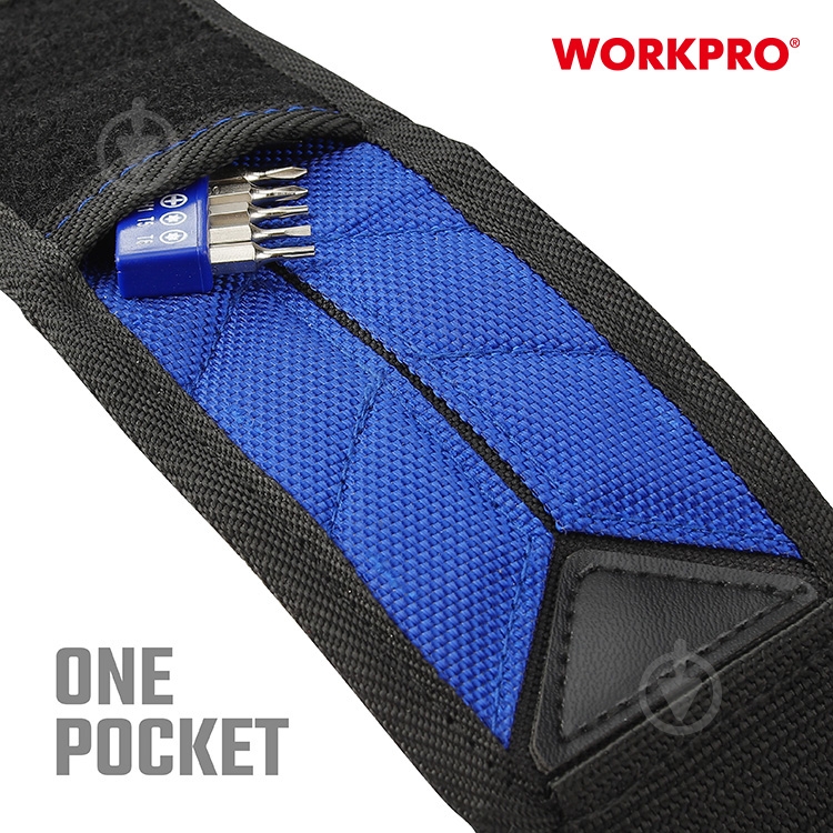 Держатель магнитный 384×90мм 600D полиэстер PRO WORKPRO WP289001 - фото 5