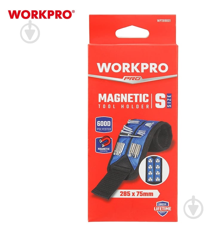 Держатель магнитный 384×90мм 600D полиэстер PRO WORKPRO WP289001 - фото 6