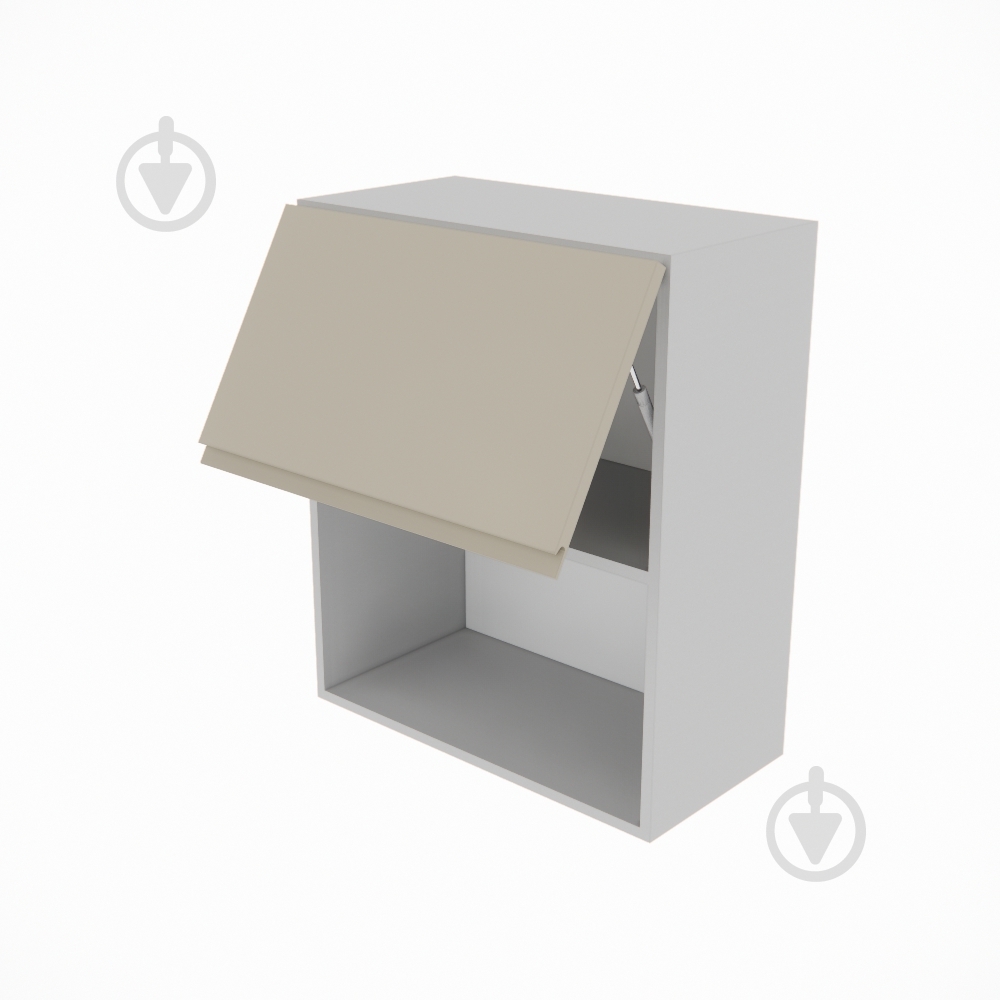 Шафа Влада (В 60Б п/мікрохв.(720)) айворі/попелястий Світ Меблів - фото 2 Шафа Влада (В 60Б п/мікрохв.(720)) айворі/попелястий Світ Меблів - фото 2