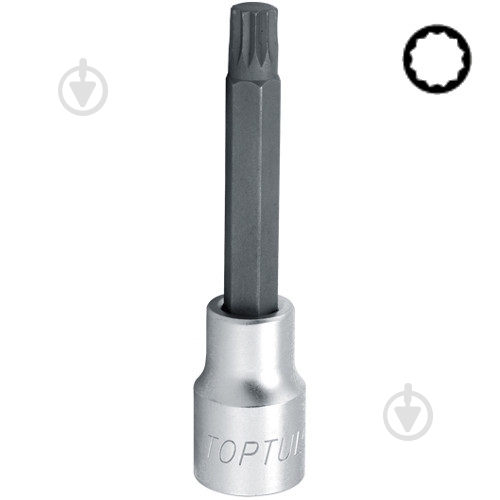 Бита Toptul 10 мм L75 мм HEX 5 мм 1 шт. FSDB1205 - фото 1 Бита Toptul 10 мм L75 мм HEX 5 мм 1 шт. FSDB1205 - фото 1