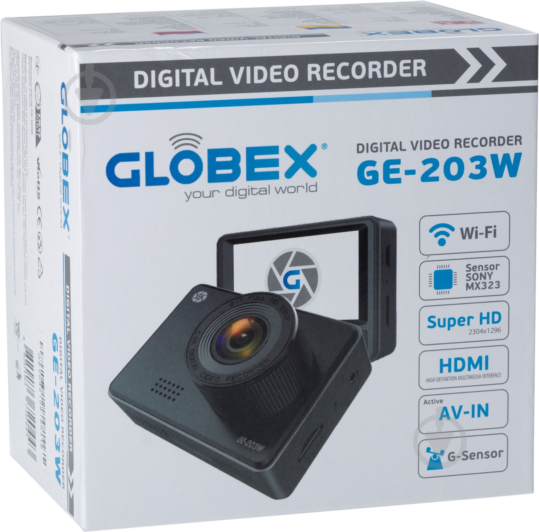Видеорегистратор Globex GE-203W - фото 10 Видеорегистратор Globex GE-203W - фото 10