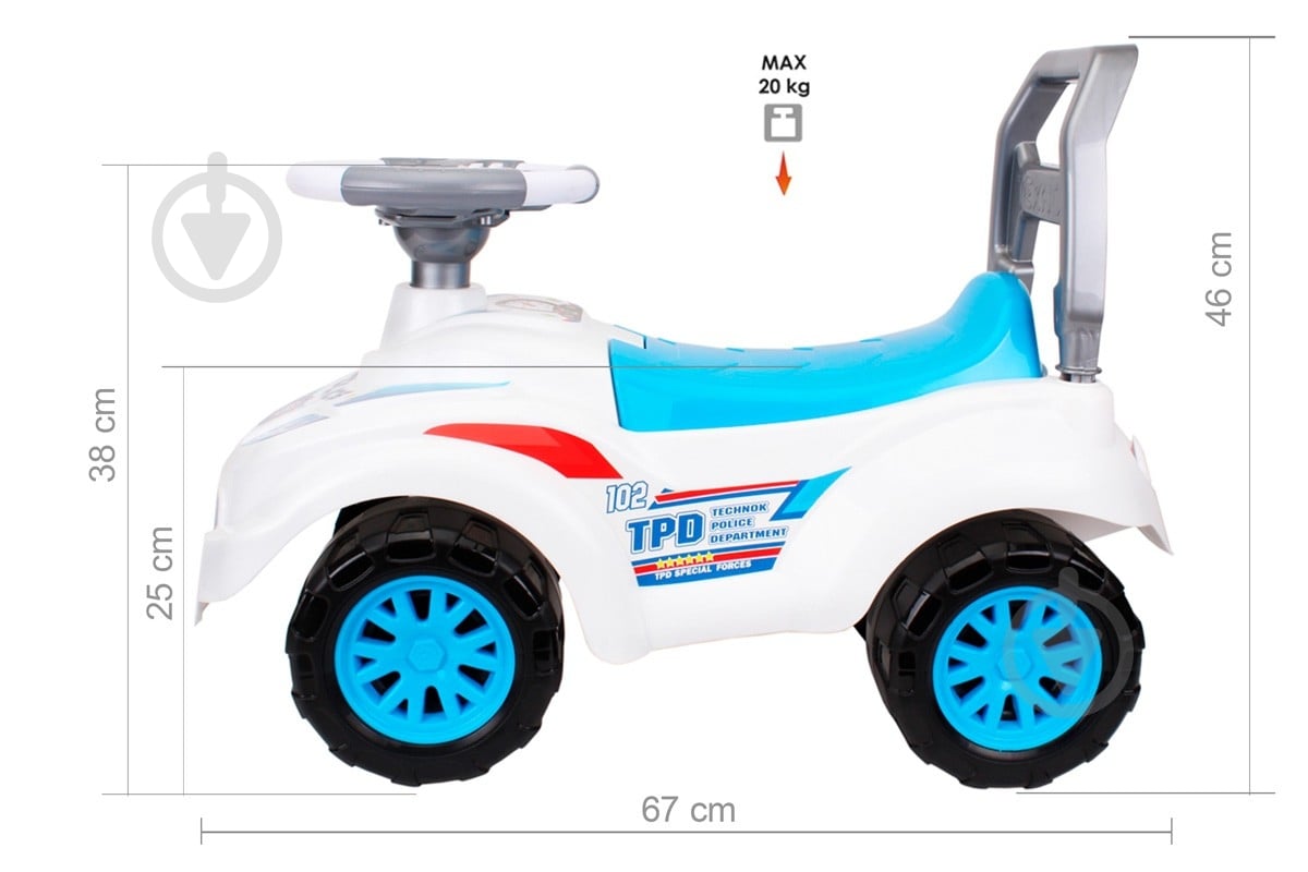 Каталка ТехноК 7433 - фото 2