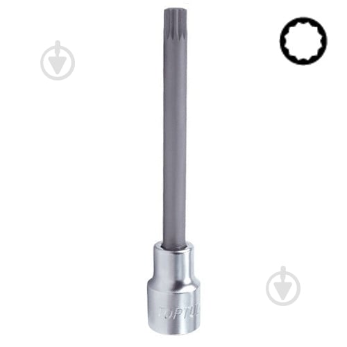 Бита Toptul 10 мм L75 мм HEX 6 мм 1 шт. FSDB1206 - фото 1