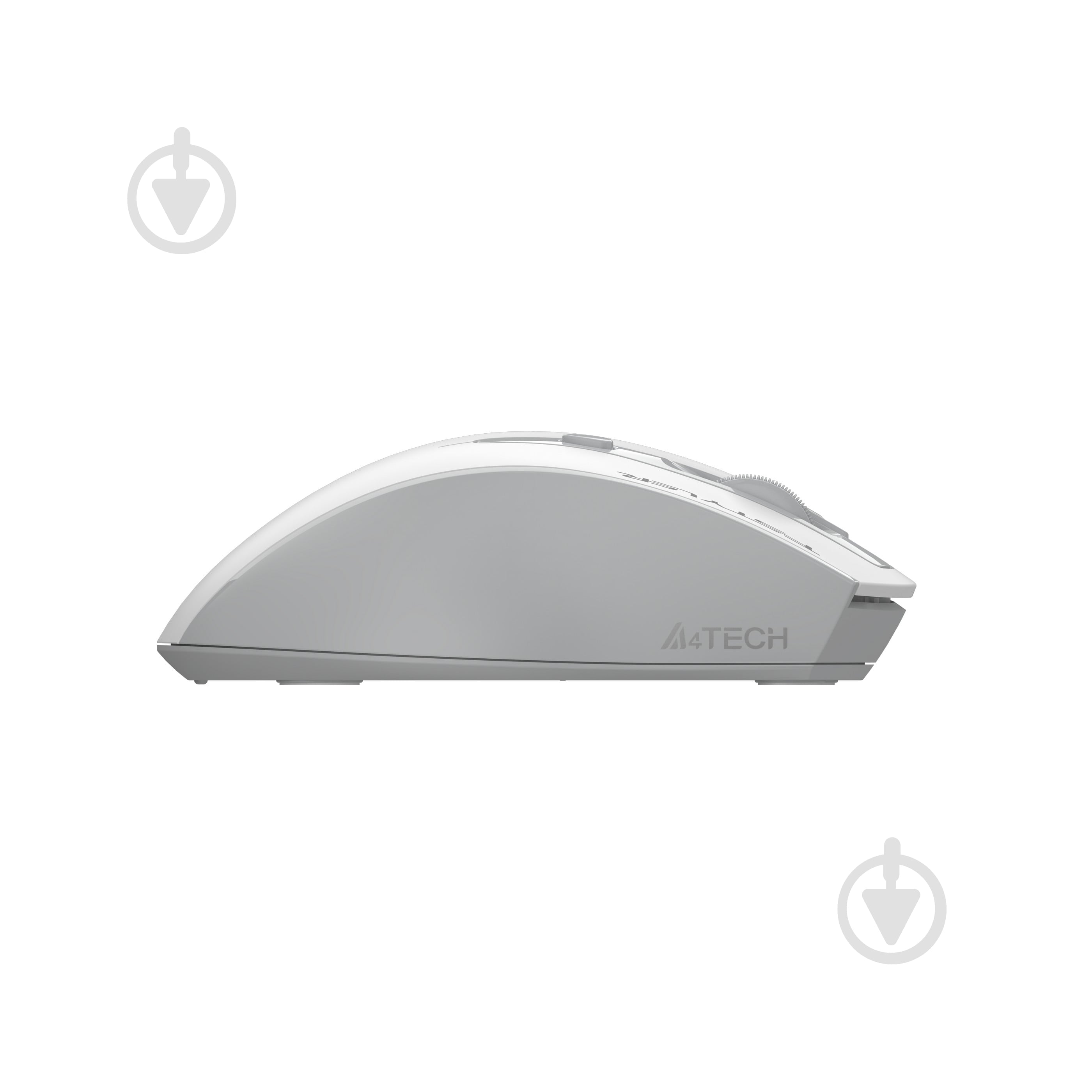Мышка беспроводная A4Tech бесшумная, 3200 dpi, Double Click white (FG55S Plus (White)) - фото 12